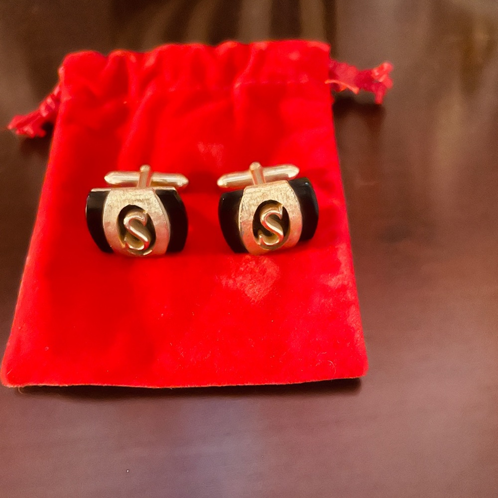 VINTAGE SWANK 1950s Cufflinks!